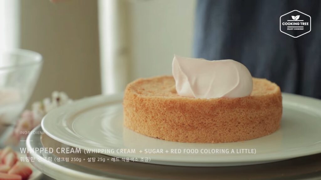 Cherry blossom chiffon cake Recipe Cooking tree