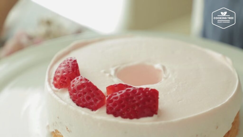 Cherry blossom chiffon cake Recipe Cooking tree