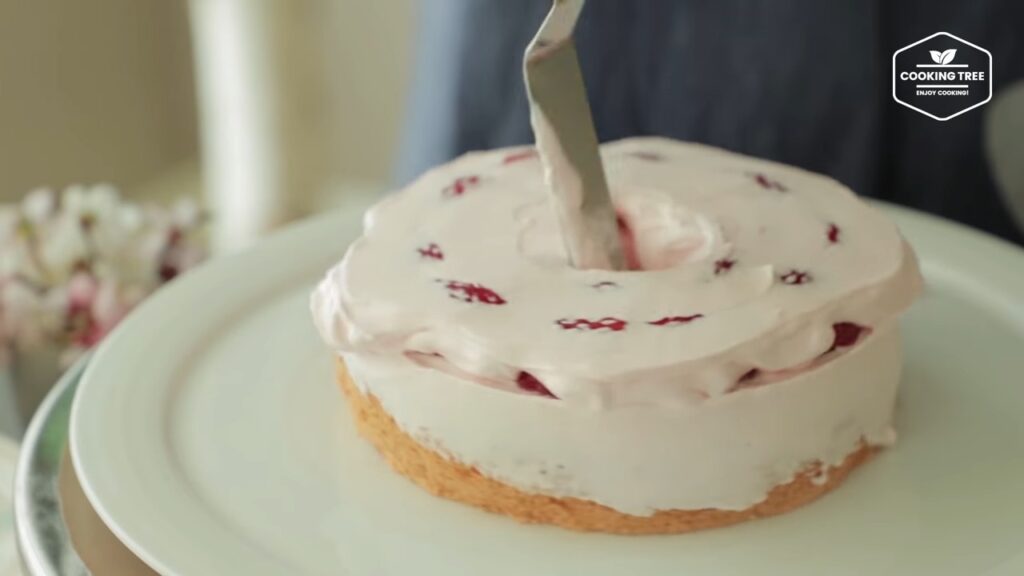 Cherry blossom chiffon cake Recipe Cooking tree