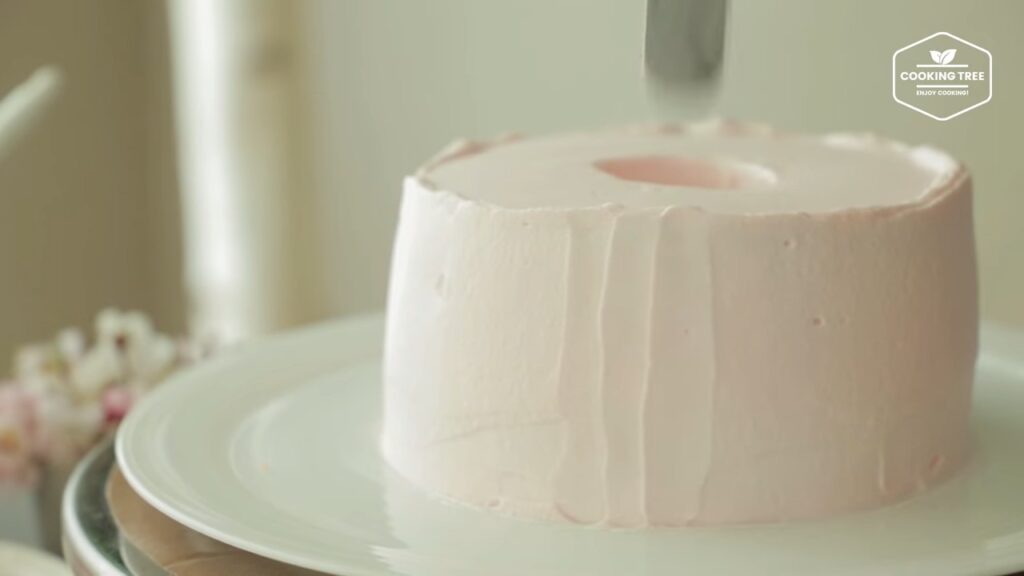 Cherry blossom chiffon cake Recipe Cooking tree