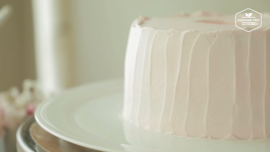 Cherry blossom chiffon cake Recipe Cooking tree