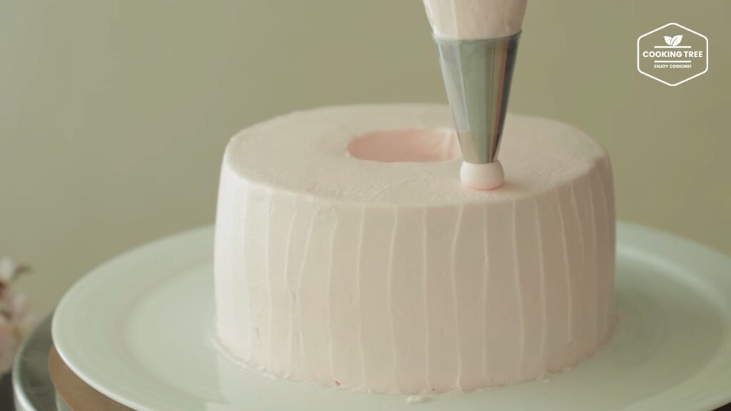 Cherry blossom chiffon cake Recipe Cooking tree