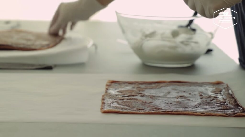 Choco Crepe Roll Cake Recipe Cooking tree