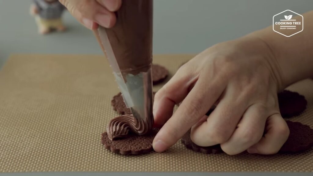 Chocolate Cream Sand Cookies Recipe Cooking tree
