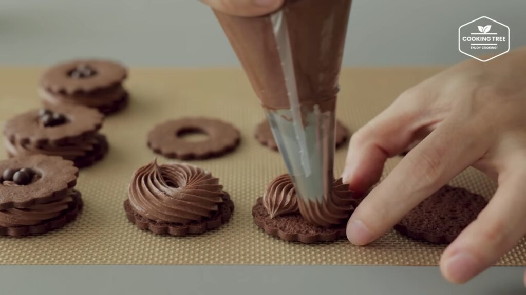 Chocolate Cream Sand Cookies Recipe Cooking tree