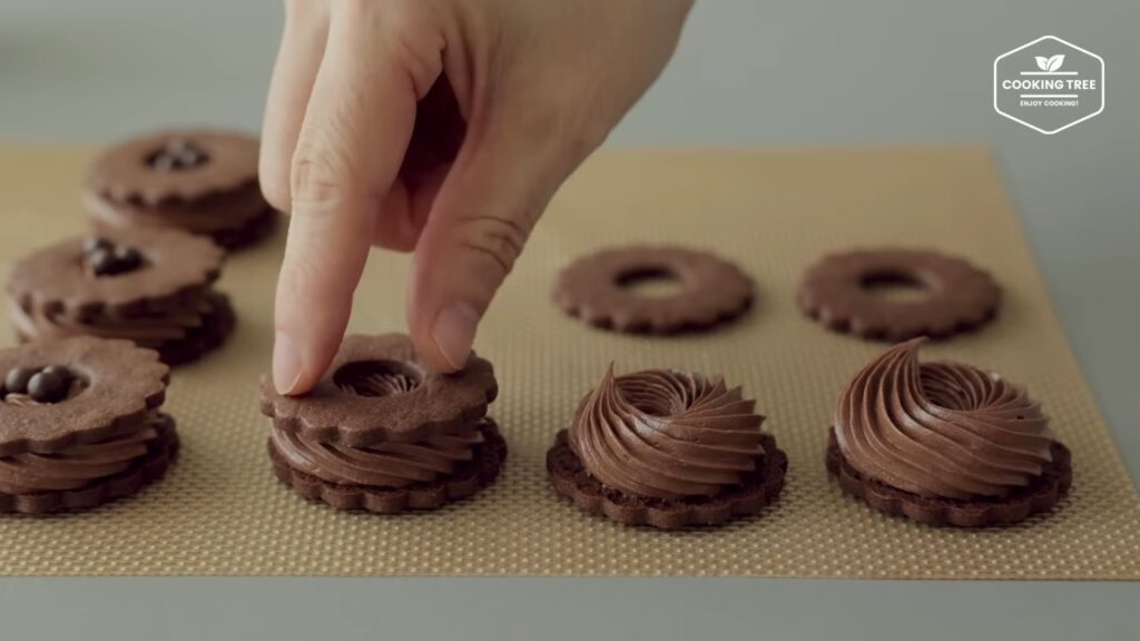 Chocolate Cream Sand Cookies Recipe Cooking tree