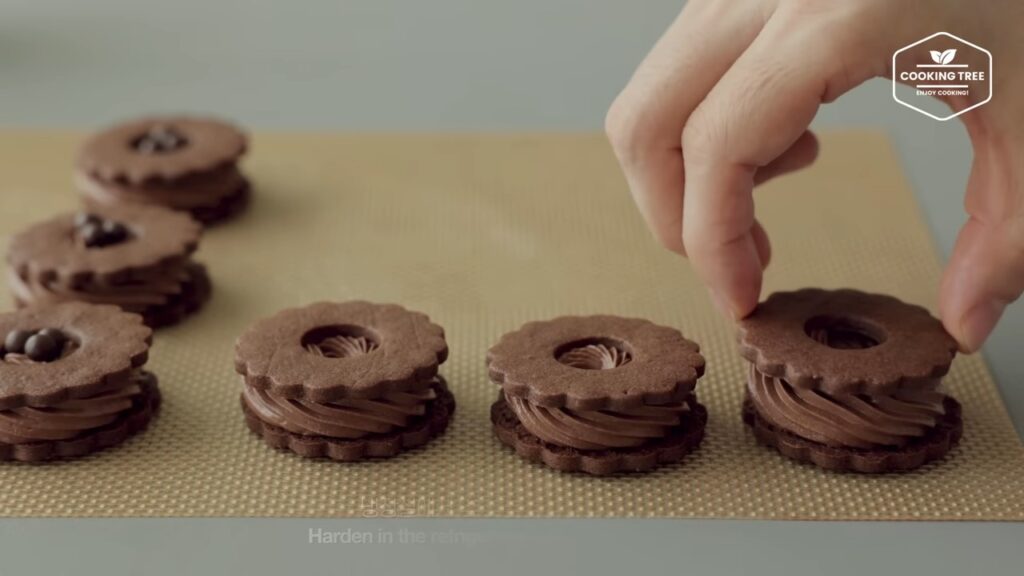 Chocolate Cream Sand Cookies Recipe Cooking tree