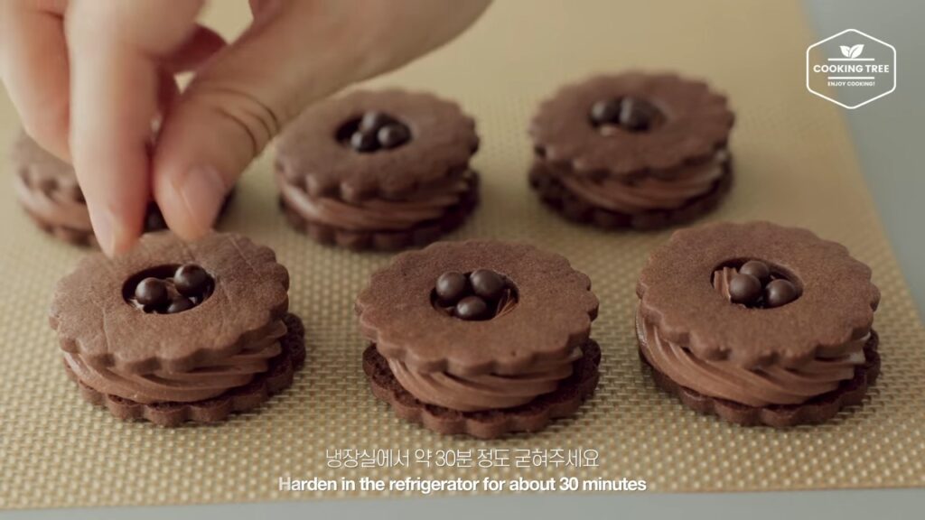 Chocolate Cream Sand Cookies Recipe Cooking tree