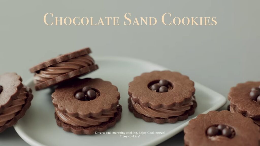 Chocolate Cream Sand Cookies Recipe Cooking tree