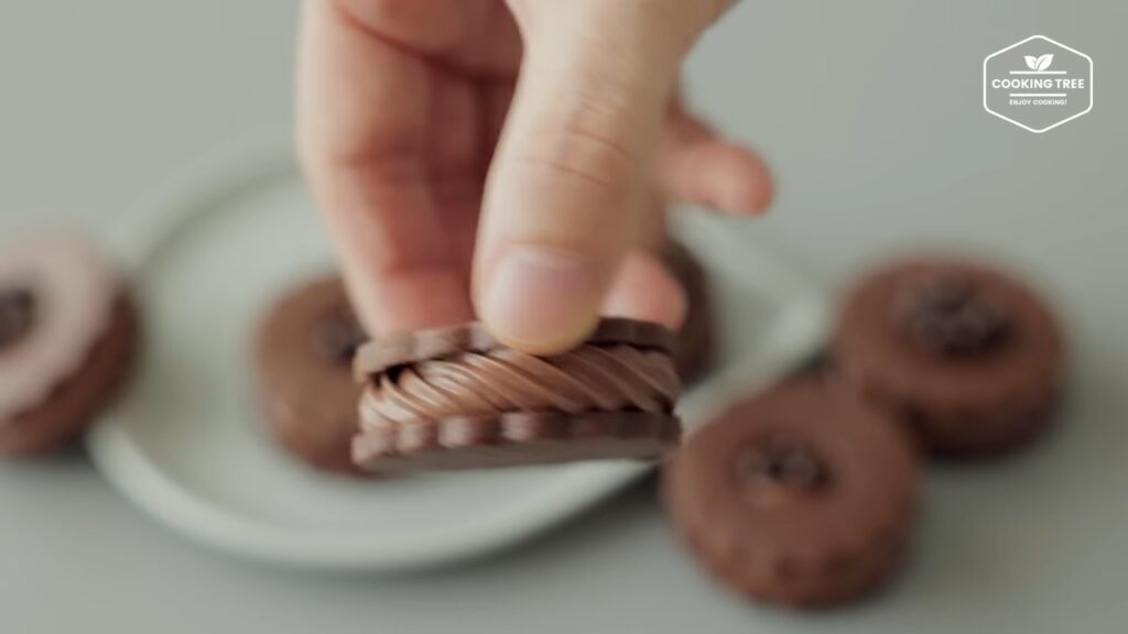 Chocolate Cream Sand Cookies Recipe Cooking tree