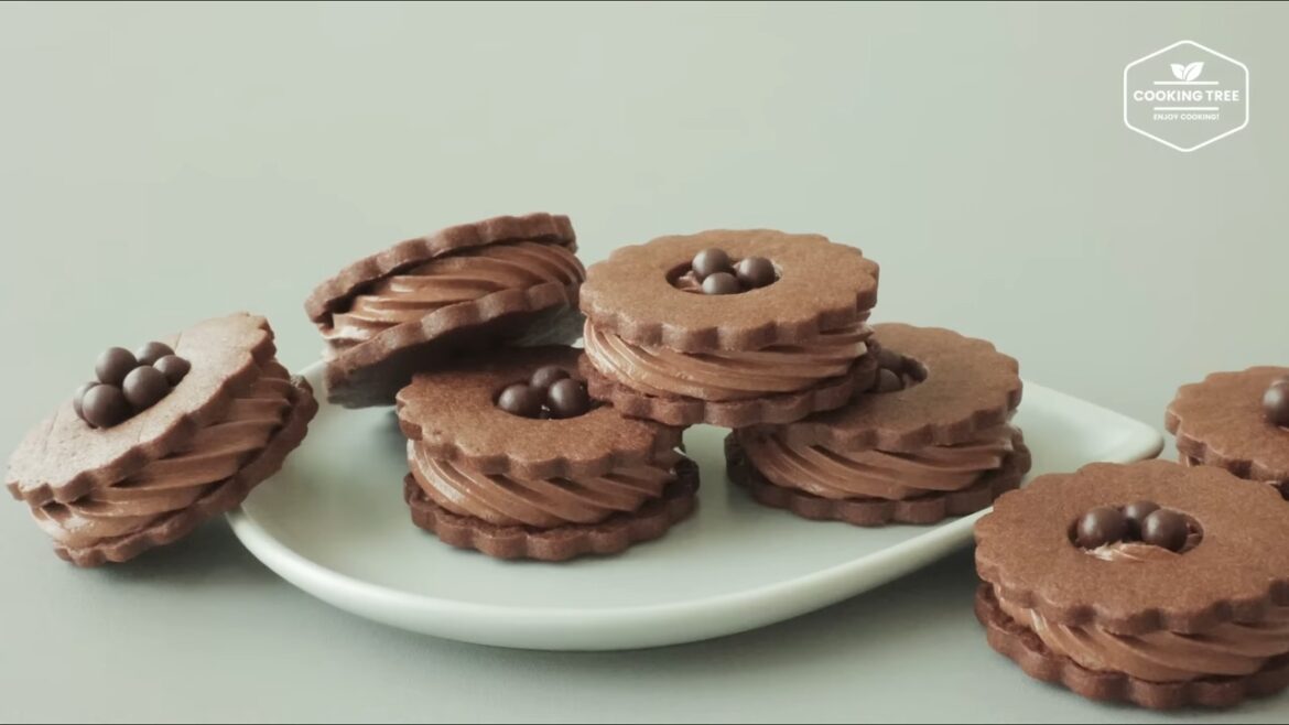 Chocolate Cream Sand Cookies Recipe Cooking tree Chocolate Cream Sand Cookies Recipe Cooking tree