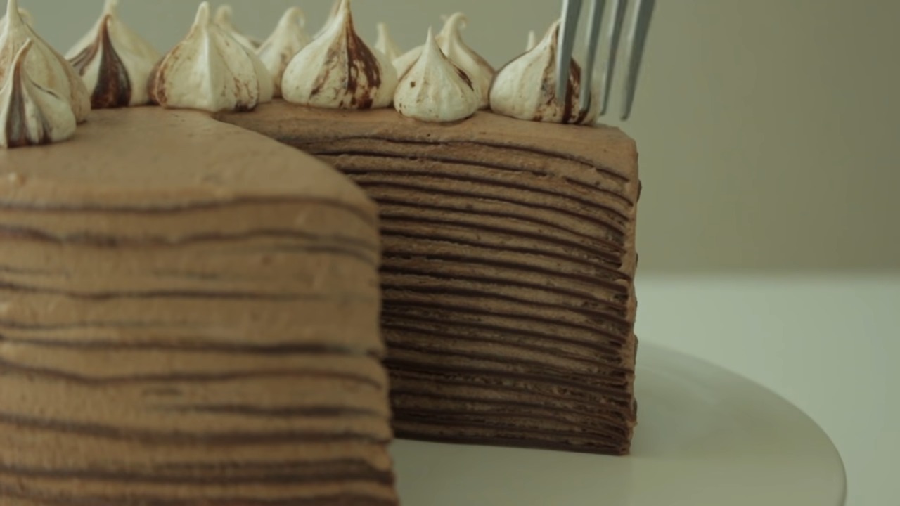 Chocolate Crepe Cake Recipe