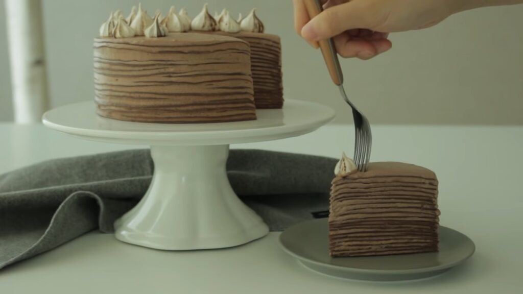 Chocolate Crepe Cake Recipe Cooking tree
