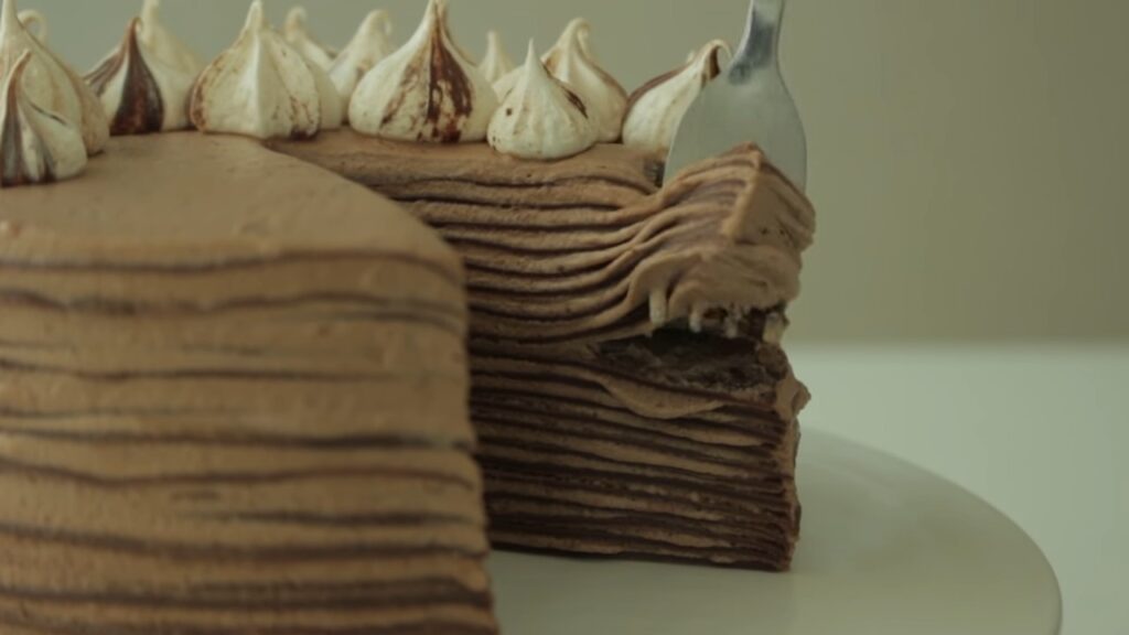Chocolate Crepe Cake Recipe Cooking tree