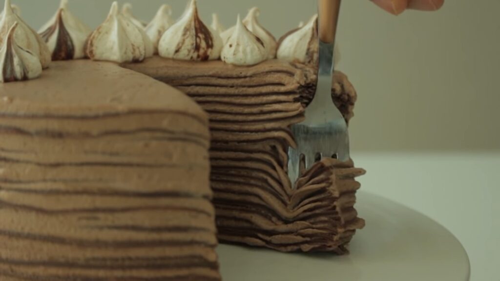 Chocolate Crepe Cake Recipe Cooking tree