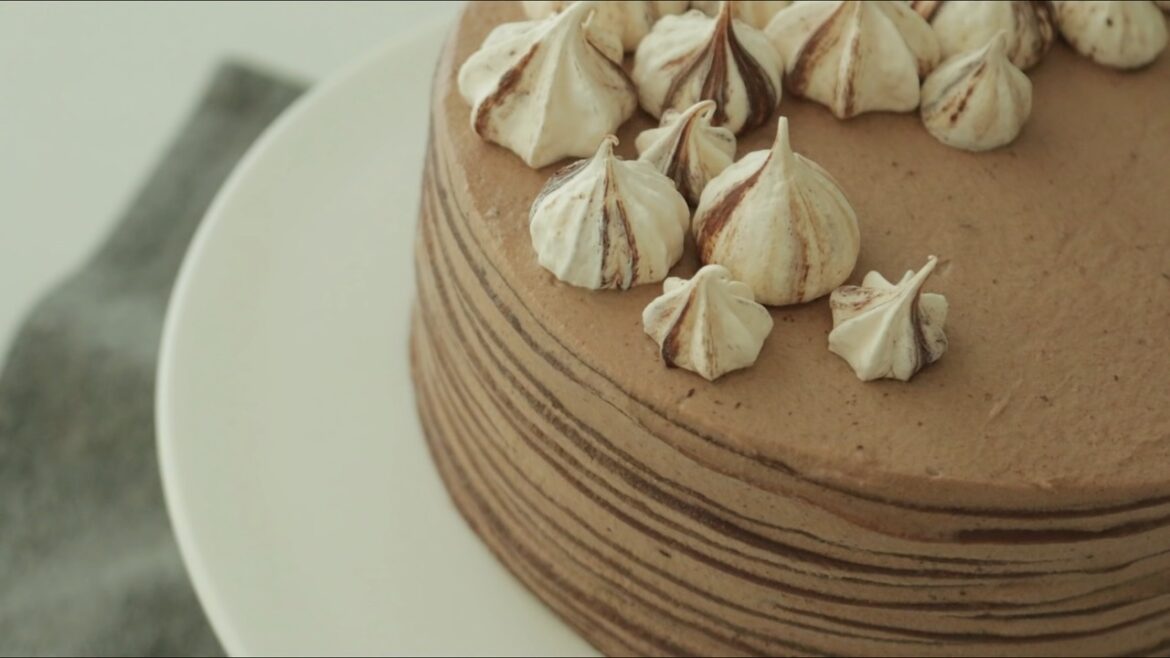 Chocolate Crepe Cake Recipe Cooking tree