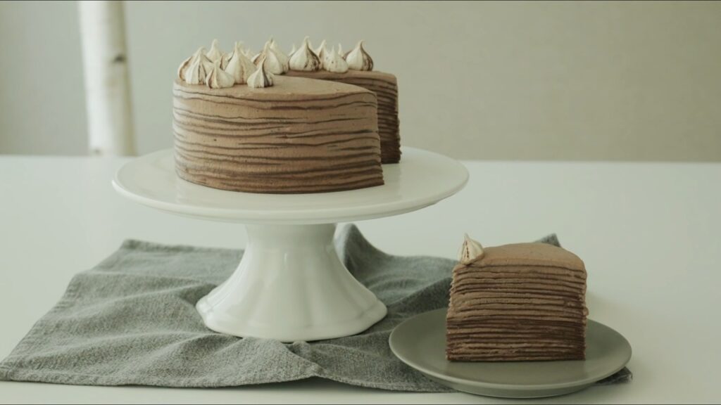 Chocolate Crepe Cake Recipe Cooking tree