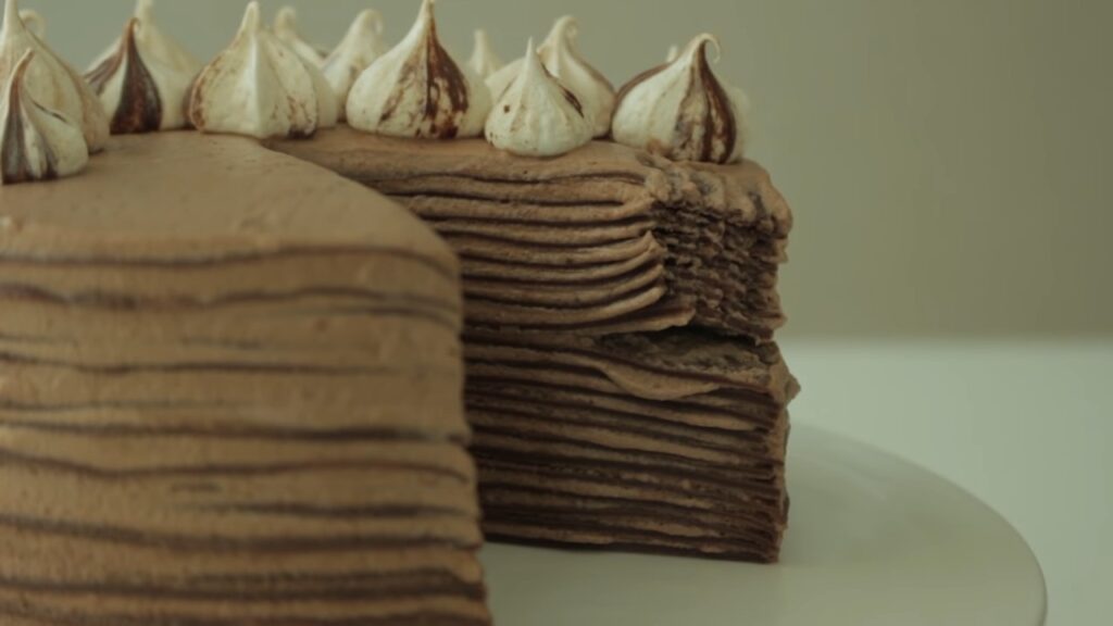 Chocolate Crepe Cake Recipe Cooking tree