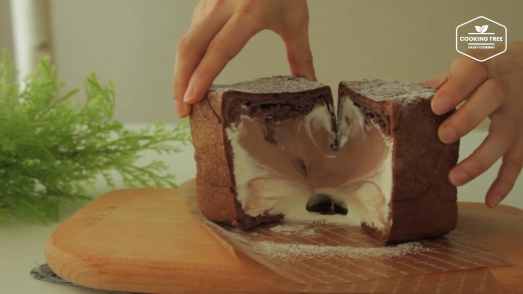 Chocolate cube cream puffs choux Recipe Cooking tree