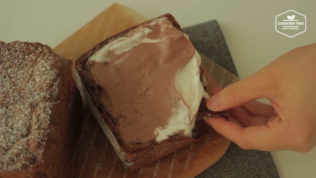 Chocolate cube cream puffs choux Recipe Cooking tree