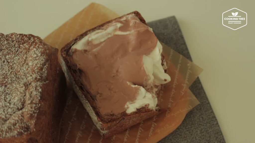 Chocolate cube cream puffs choux Recipe Cooking tree