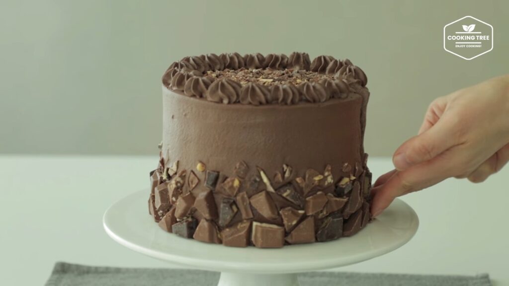 Chocolate layer cake Recipe Black Sponge Cake Cooking tree