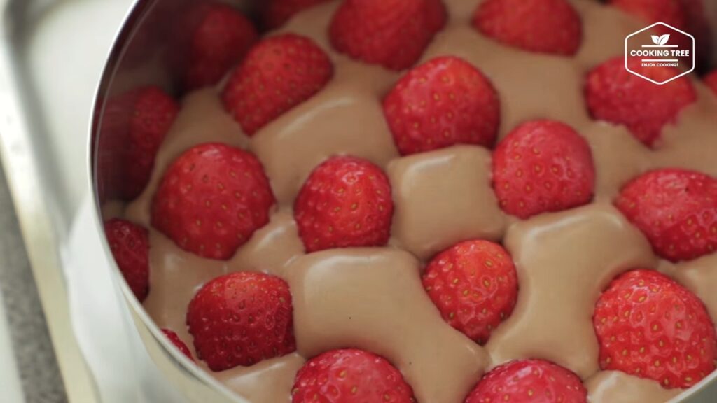 Chocolate strawberry fraisier cake Recipe Cooking tree