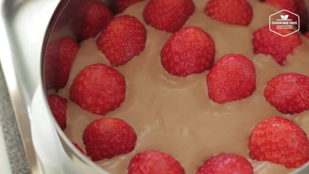 Chocolate strawberry fraisier cake Recipe Cooking tree