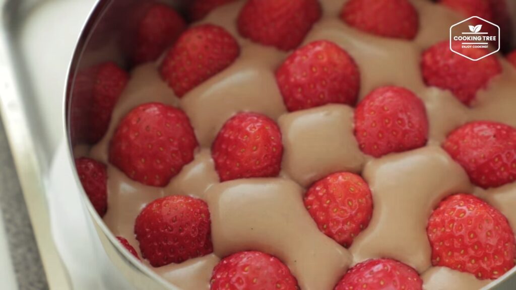 Chocolate strawberry fraisier cake Recipe Cooking tree