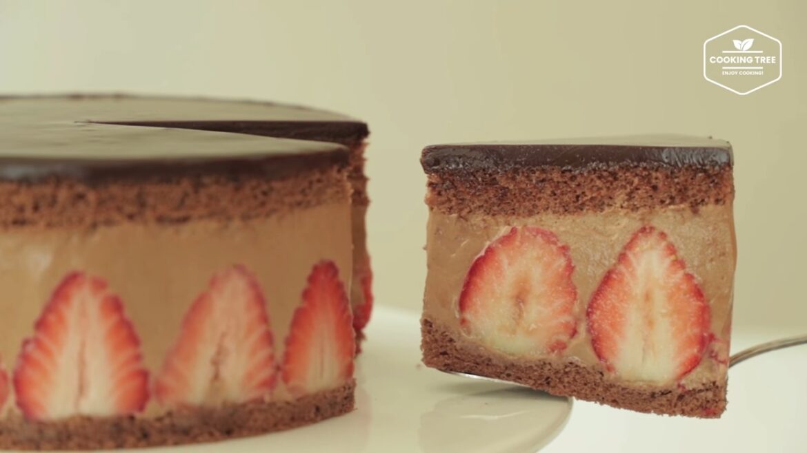 Chocolate strawberry fraisier cake Recipe Cooking tree Chocolate strawberry fraisier cake Recipe Cooking tree