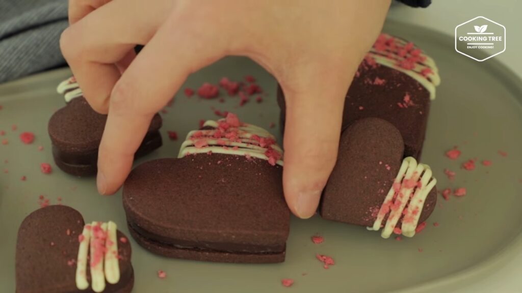 Chocolate truffle cookies Recipe Valentines Day Cooking tree