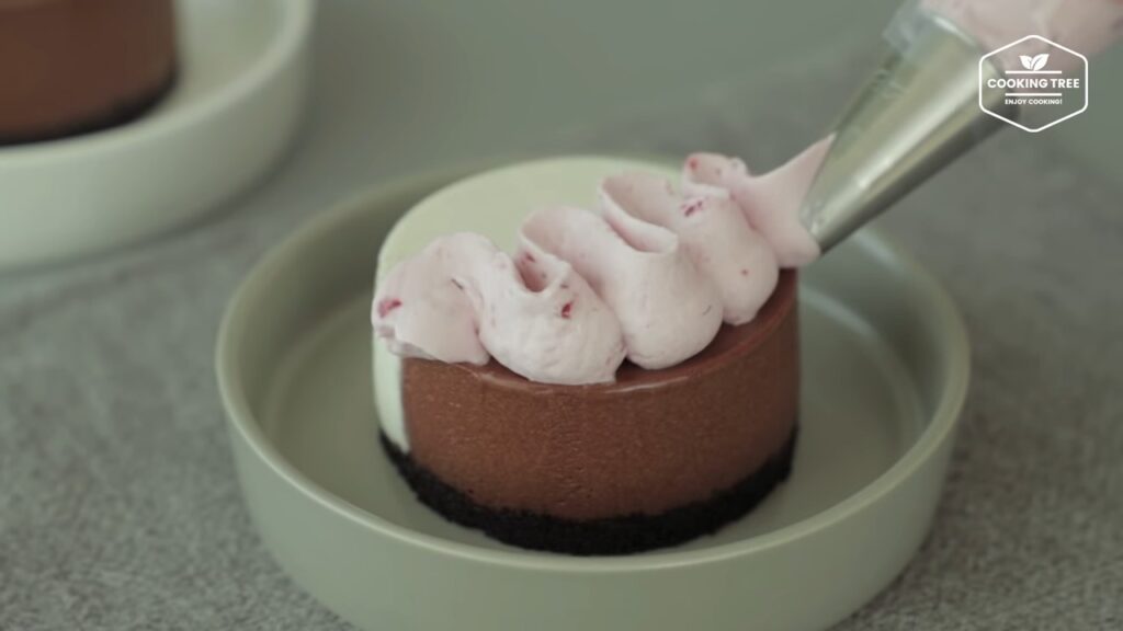 Chocolate vanilla double mousse cake Recipe Cooking tree