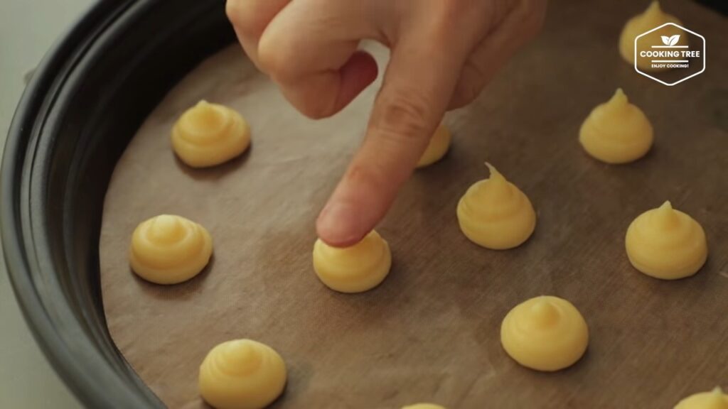 Cocoa meringue choux Cream puffs Recipe Cooking tree