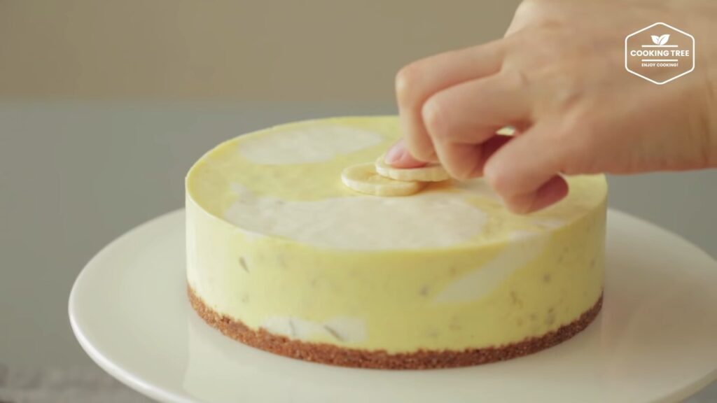 Coconut banana mousse cake Recipe Cooking tree