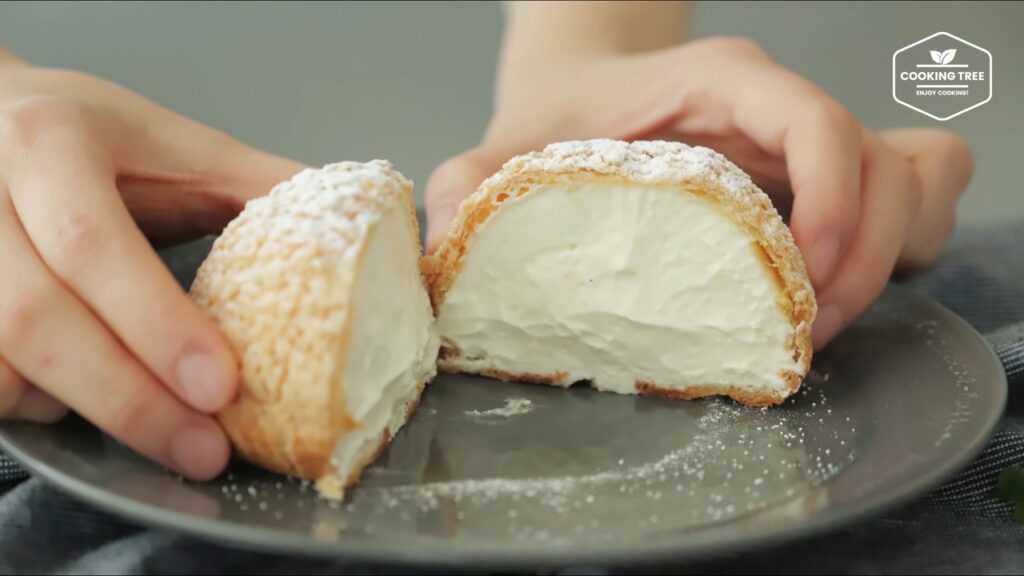 Cream cheese Cookie Choux Cream puff Recipe Cooking tree