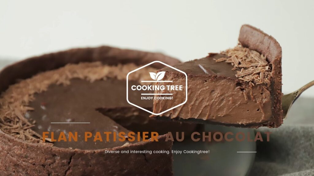 Flan patissier au chocolat Choco custard tart Recipe Cooking tree