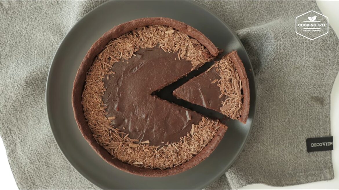 Flan patissier au chocolat Choco custard tart Recipe Cooking tree