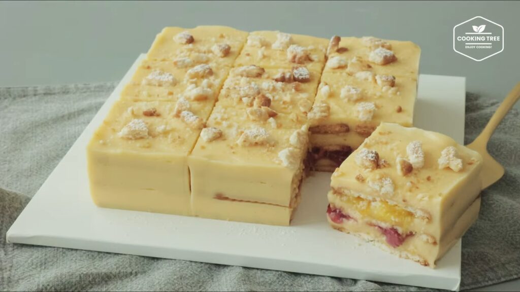 Fruit Custard Cake Recipe No Bake No Gelatin Cooking tree