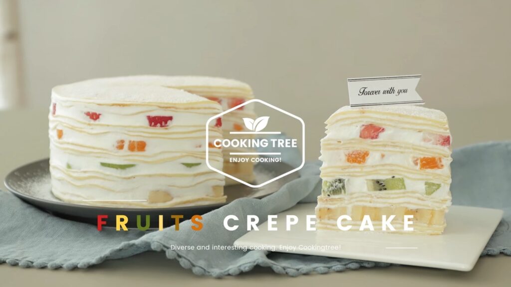 Fruits Crepe Cake Recipe Cooking tree