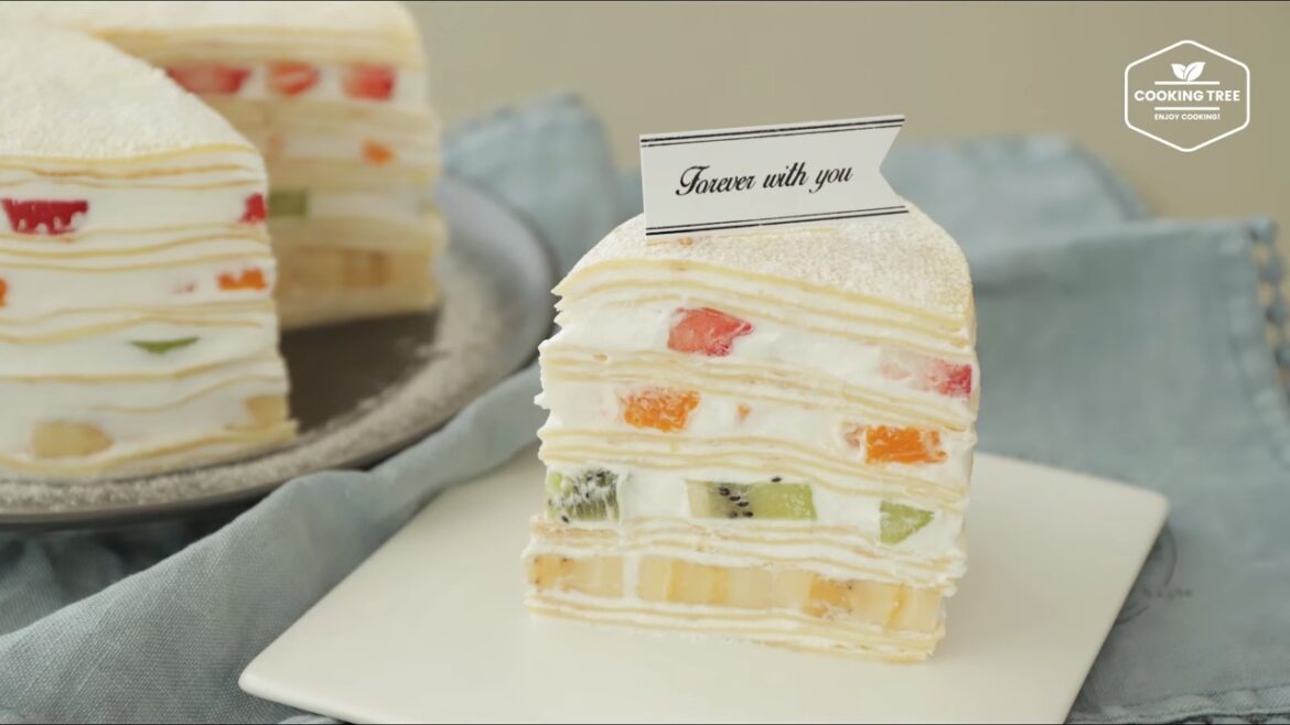 Fruits Crepe Cake Recipe Cooking tree