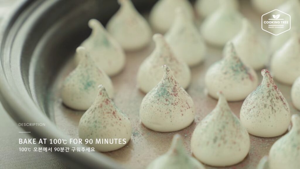 Glitter Meringue Cookies Recipe Cooking tree
