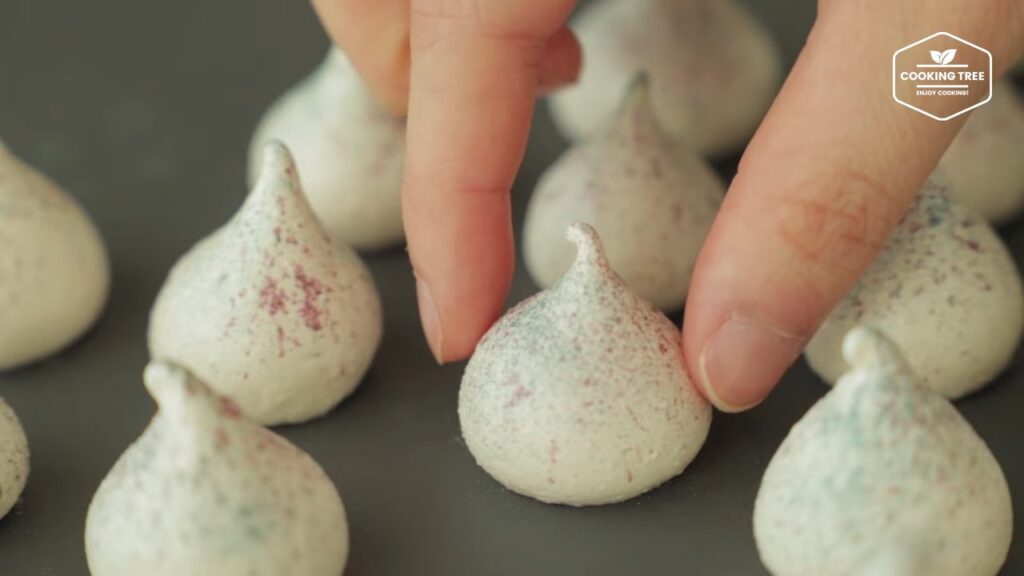 Glitter Meringue Cookies Recipe Cooking tree