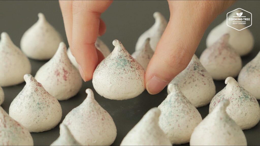 Glitter Meringue Cookies Recipe Cooking tree