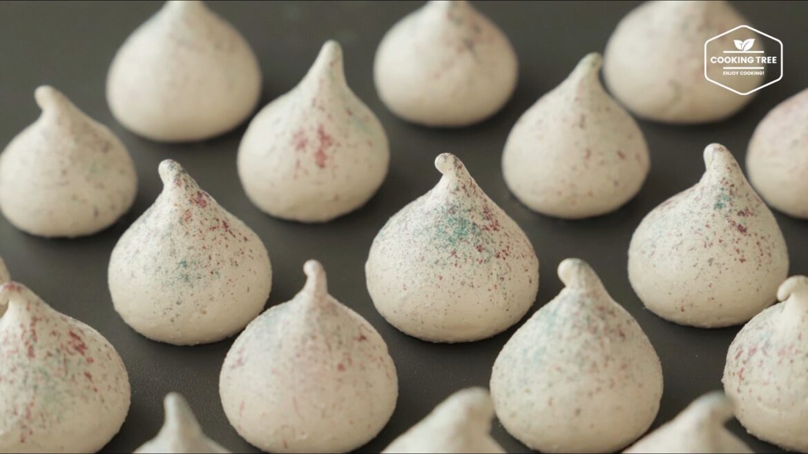 Glitter Meringue Cookies Recipe Cooking tree