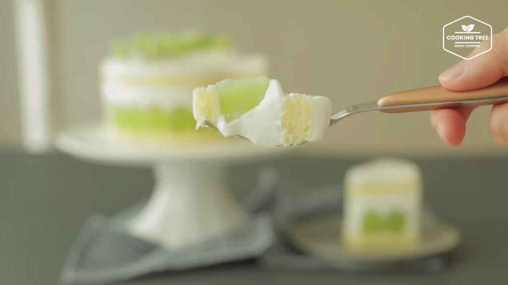 Green grape yogurt cream cake Recipe Cooking tree