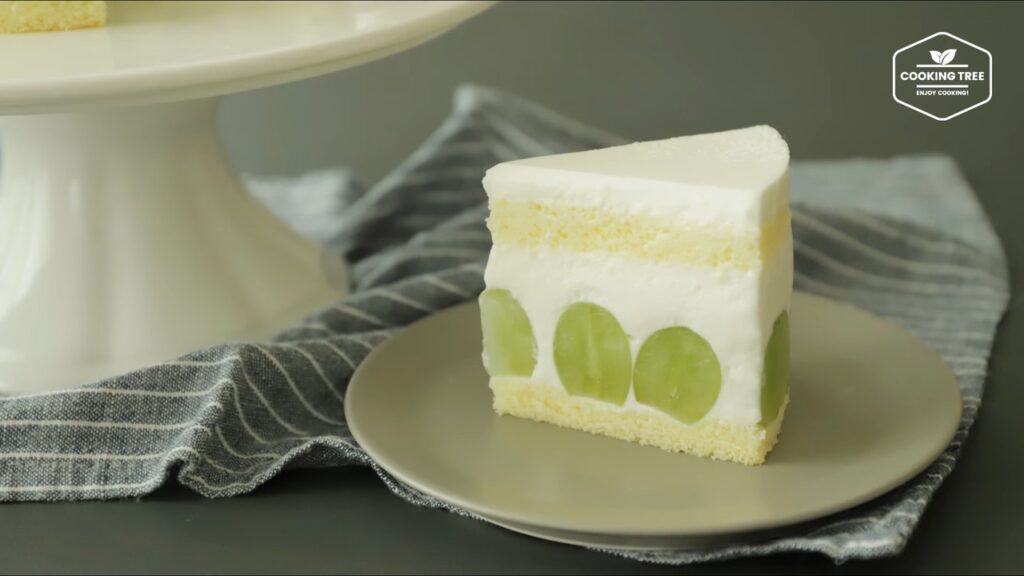 Green grape yogurt cream cake Recipe Cooking tree