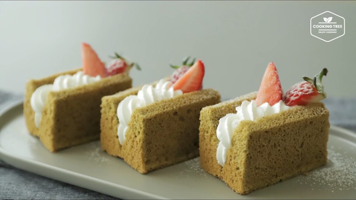 Green tea Matcha chiffon cake sandwich Recipe Cooking tree Green tea Matcha chiffon cake sandwich Recipe Cooking tree