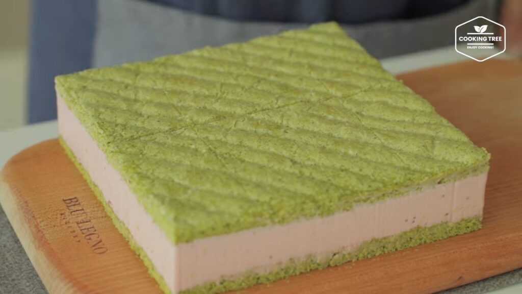 Green tea strawberry mousse cake Recipe Cooking tree