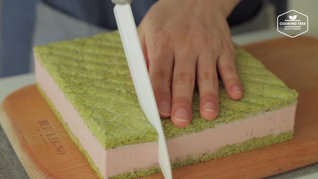 Green tea strawberry mousse cake Recipe Cooking tree