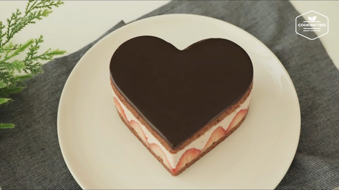 Heart strawberry chocolate cake Recipe Cooking tree Heart strawberry chocolate cake Recipe Cooking tree